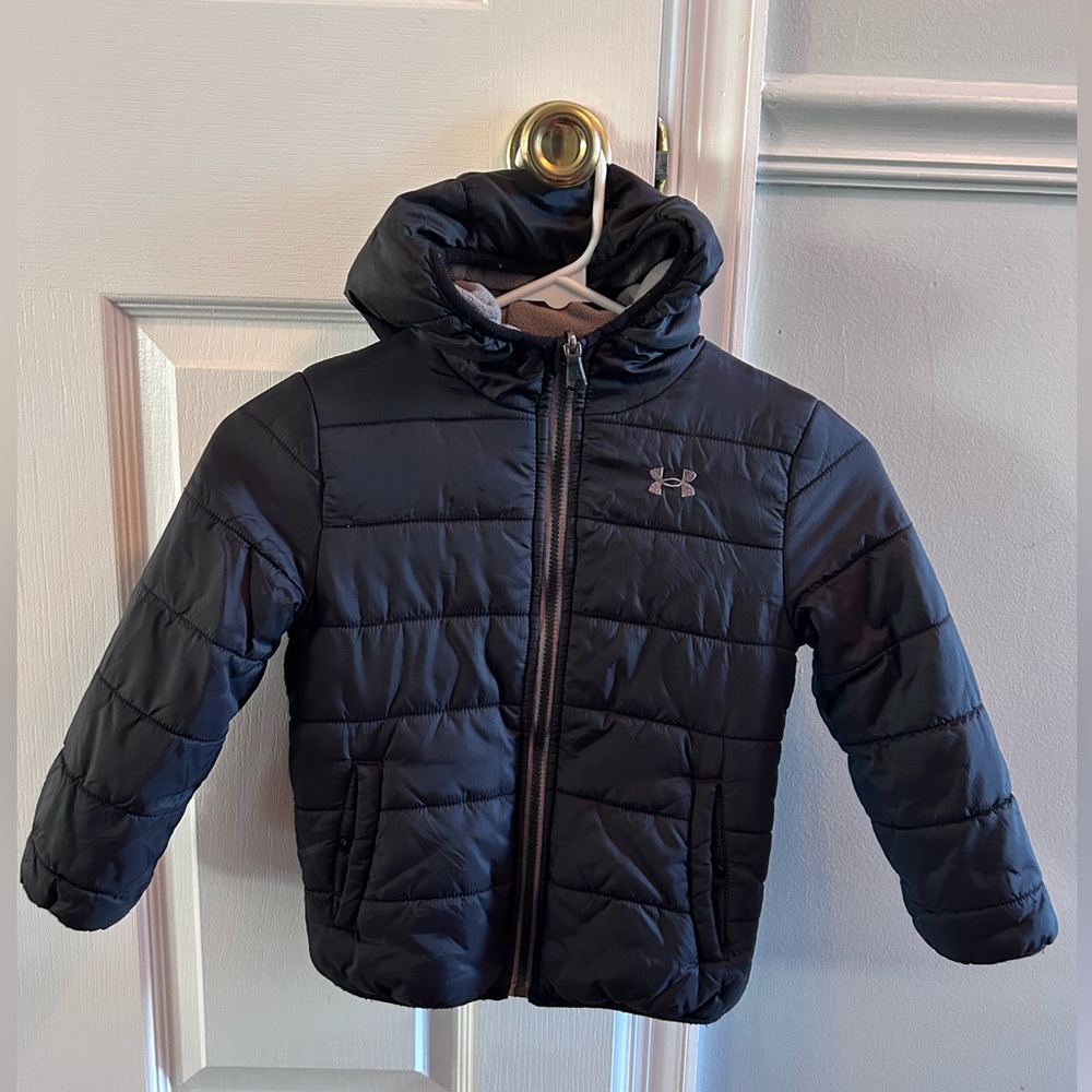 Toddler under armour winter jacket reversible